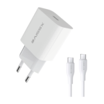 Super Fast Charger with C-C Cable XSS-AC66PD - White