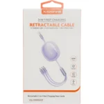 Xssive 3in1 Retractable Fast Charging Cable XSS-3IN1DESK2P - Paars