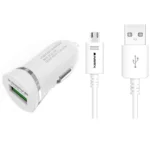 Xssive Car Charger met Micro Cable - Wit
