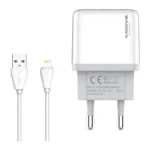 Xssive Duo USB Charger+Cable for iPhone 2.1A XSS-AC54-IP - Wit