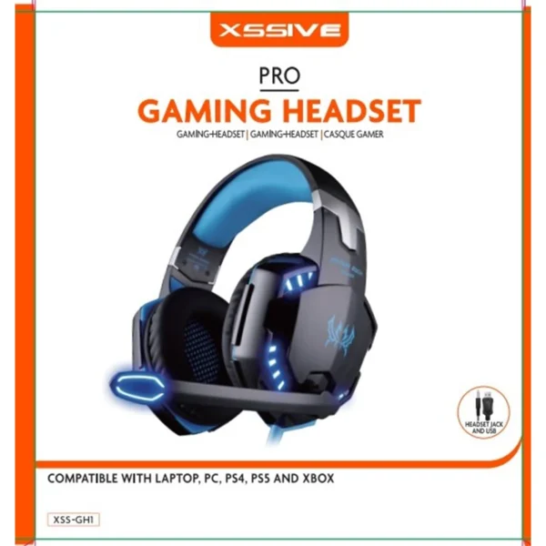 Xssive Gaming Headset PRO XSS-GH1 - Zwart