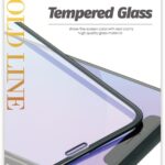Xssive Goldline Tempered Glass iPhone XS Max - Zwart