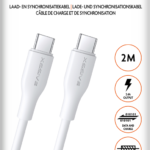Xssive TPE Serie 65W Type-C to Type-C Cable 2m XSS-TPE2MCC - Wit