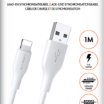 Xssive TPE Serie USB to 8 Pin Cable 1m XSS-TPE1M for iPhone - Wit