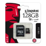 Kingston MicroSD + Adapter 128GB Class 10