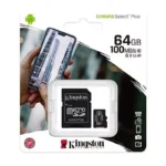 Kingston MicroSD + Adapter 64GB Class 10