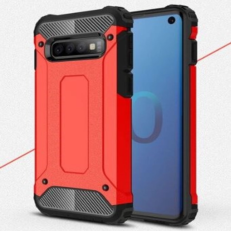 Xssive Anti Shock Back Cover Samsung Galaxy S10 - Rood